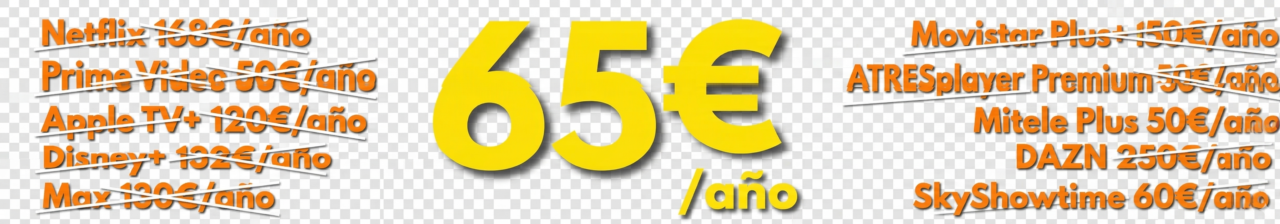 Solo 65€ al año